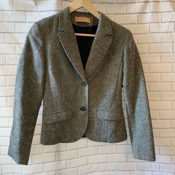 Pendleton Jackets & Blazers - Pendleton VTG Black/White Wool Tweed Blazer Sz 10